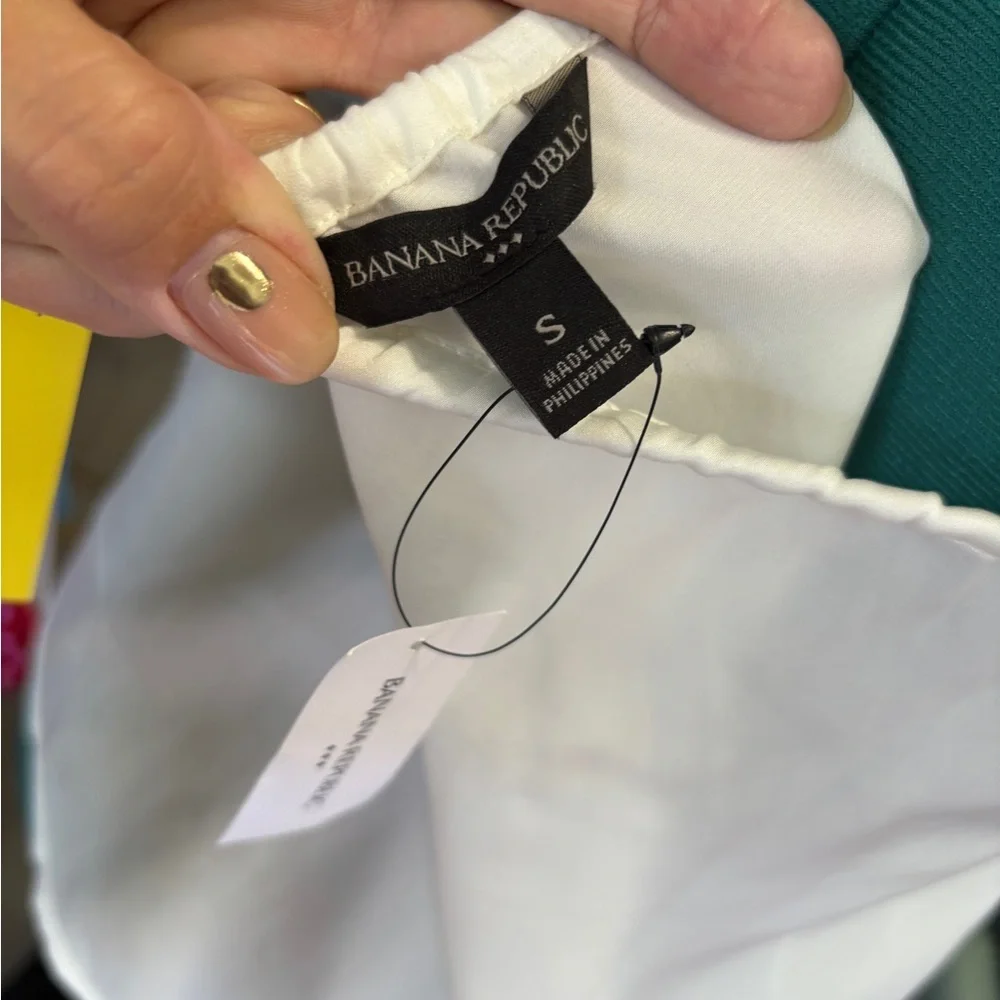 NWT Banana Republic Chic White Camisole Top Halter - Picture 3 of 4